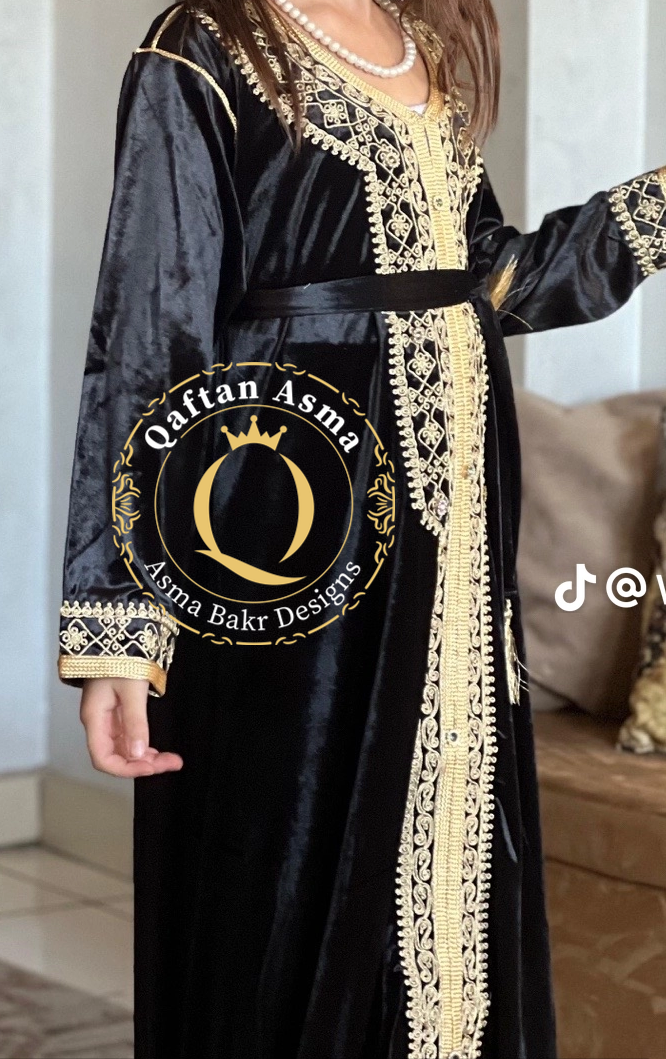 قفطان مغربي بناتي أطفال محير