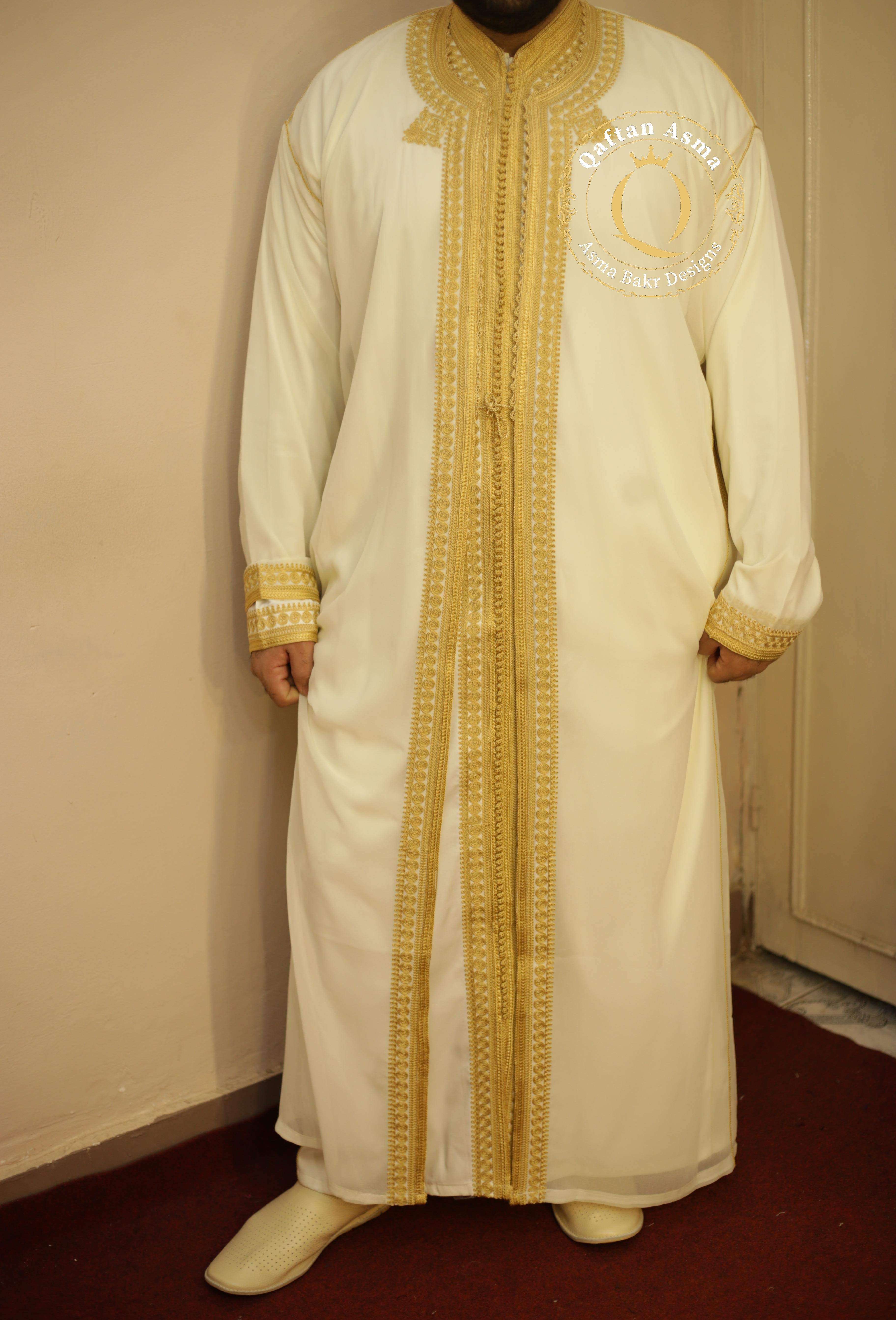 طقم عريس ثلاث قطع (قفطان و بنطلون وقفطان مفتوح)