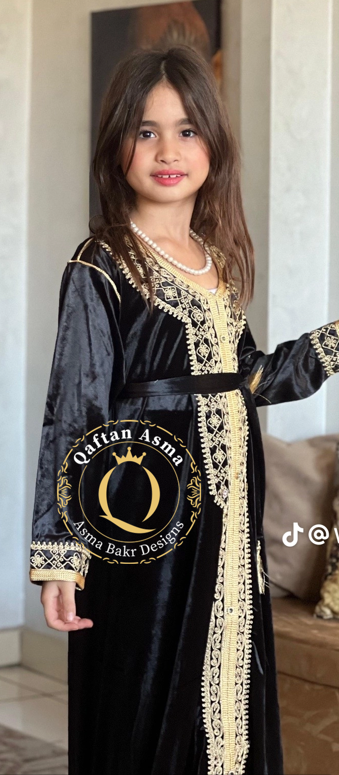 قفطان مغربي بناتي أطفال محير