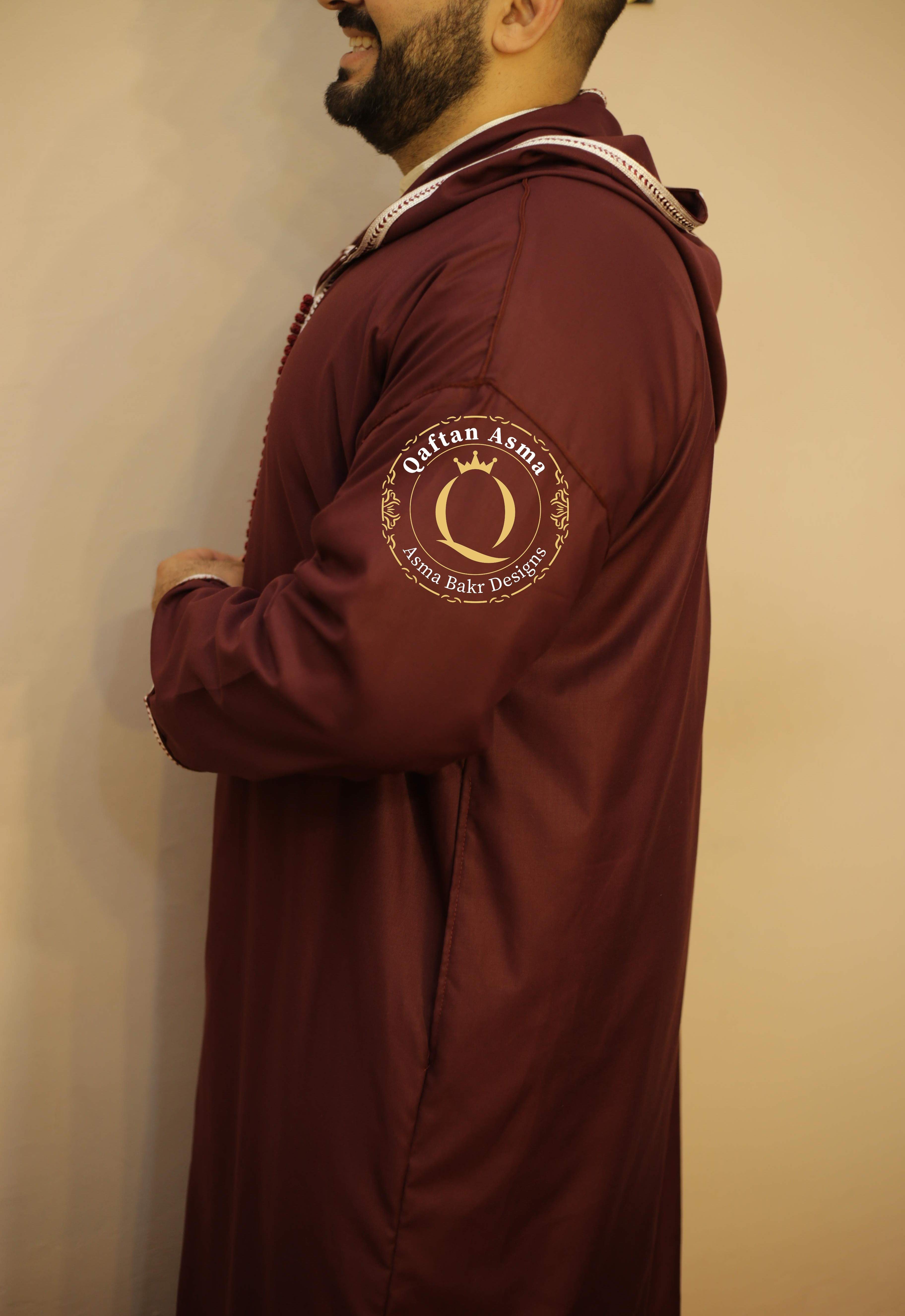 جلابة مصري شكل المغربي جولدن قطن صيفي نبيتي قطعة واحدة